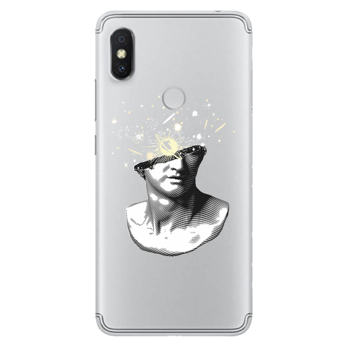 Xiaomi Redmi S2 Space Statue Transparent Silicone TPU Θήκη