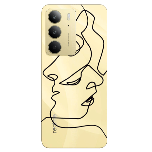 Realme C 75 intertwined Transparent Silicone TPU Θήκη