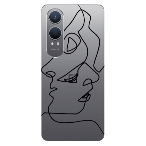 Oneplus Nord Ce 4 lite intertwined Transparent Silicone TPU Θήκη