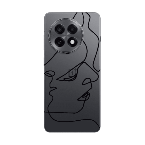 Oneplus 13 R intertwined Transparent Silicone TPU Θήκη
