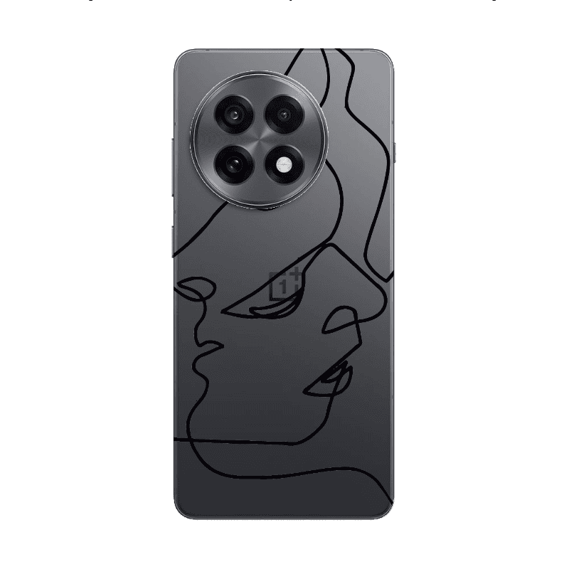Oneplus 13 R intertwined Transparent Silicone TPU Θήκη