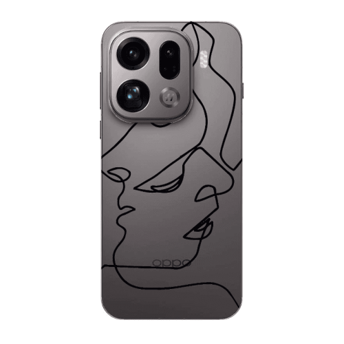 Oppo Find X9 Pro intertwined Transparent Silicone TPU Θήκη