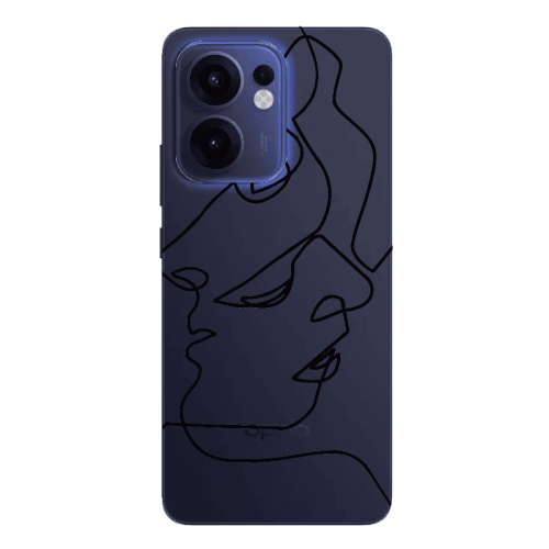 Oppo Reno 13 F intertwined Transparent Silicone TPU Θήκη