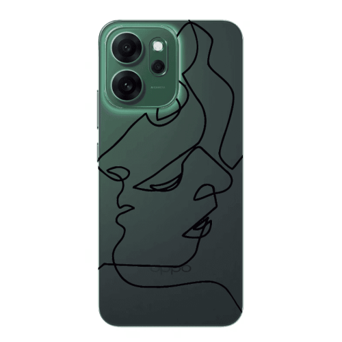 Oppo Reno 14 FS intertwined Transparent Silicone TPU Θήκη