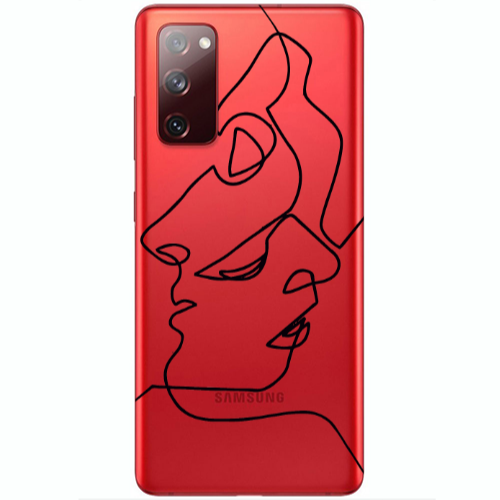 Samsung S20 FE intertwined Transparent Silicone TPU Θήκη