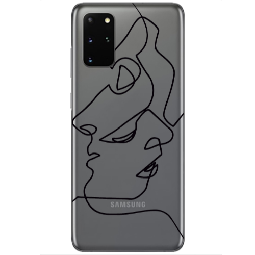 Samsung S20 Plus intertwined Transparent Silicone TPU Θήκη