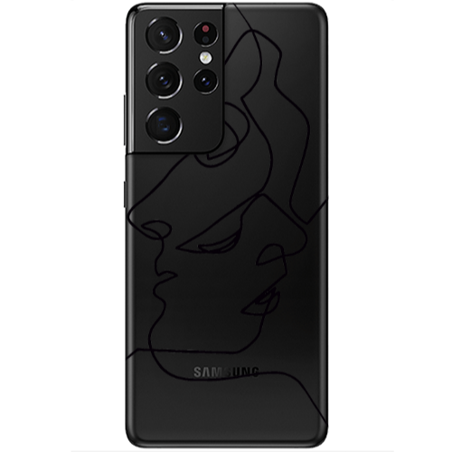 Samsung S21 Ultra intertwined Transparent Silicone TPU Θήκη