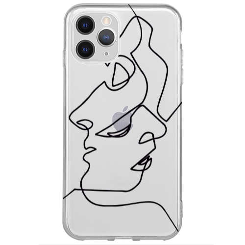 Apple iPhone 13 Pro intertwined Transparent Silicone TPU Θήκη