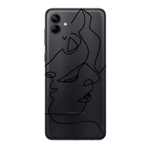 Samsung A04 intertwined Transparent Silicone TPU Θήκη