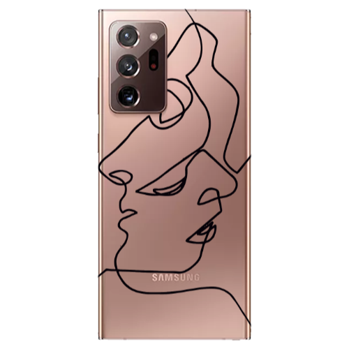 Samsung Note 20 Ultra intertwined Transparent Silicone TPU Θήκη