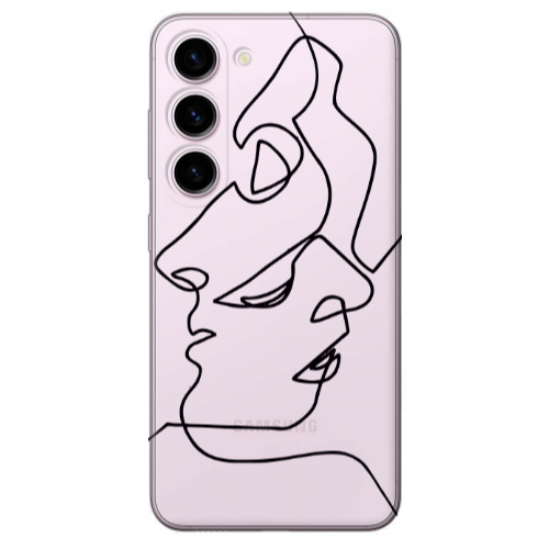 Samsung S23 Plus intertwined Transparent Silicone TPU Θήκη