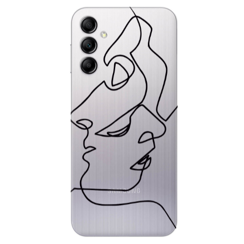 Samsung A24 intertwined Transparent Silicone TPU Θήκη