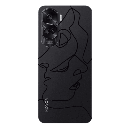 Honor 90 Lite 5G intertwined Transparent Silicone TPU Θήκη