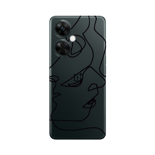 Oneplus Nord CE 3 Lite 5G intertwined Transparent Silicone TPU Θήκη