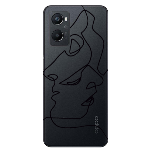 Oppo A 96 intertwined Transparent Silicone TPU Θήκη