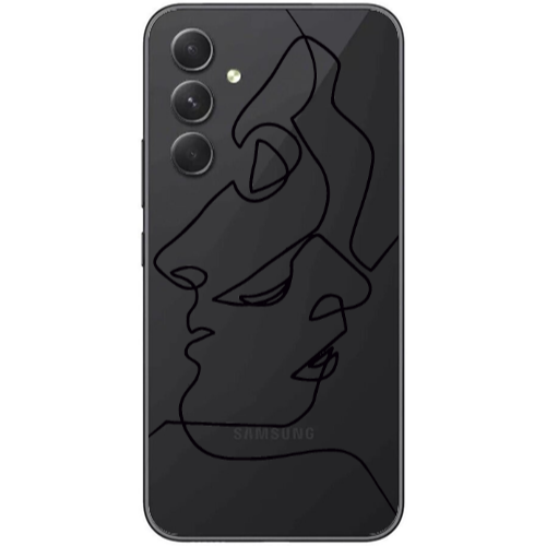 Samsung Galaxy A25 intertwined Transparent Silicone TPU Θήκη