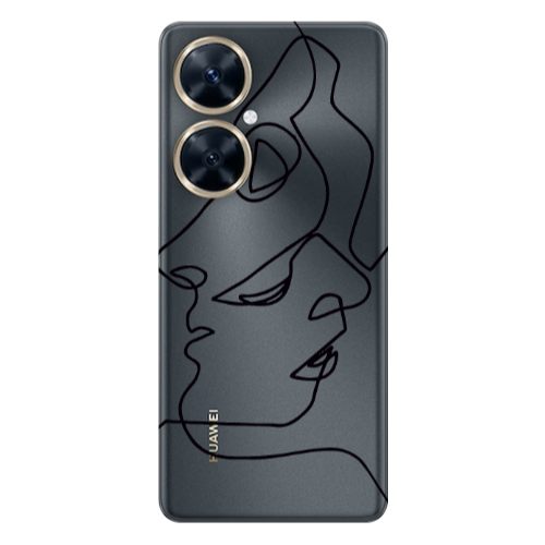 Huawei Nova 11i intertwined Transparent Silicone TPU Θήκη