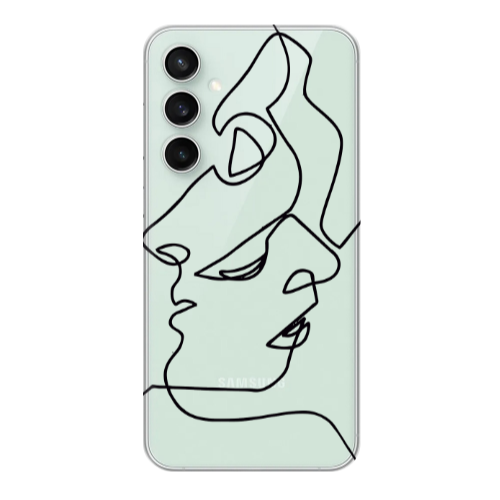 Samsung S24 Plus intertwined Transparent Silicone TPU Θήκη