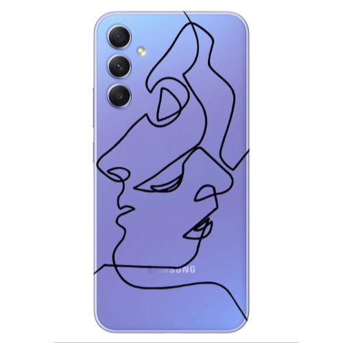 Samsung A16 intertwined Transparent Silicone TPU Θήκη