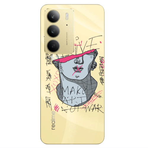 Realme C 75 Make art Transparent Silicone TPU Θήκη