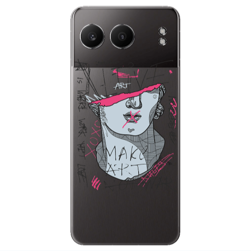 Oneplus Nord 4 Make art Transparent Silicone TPU Θήκη