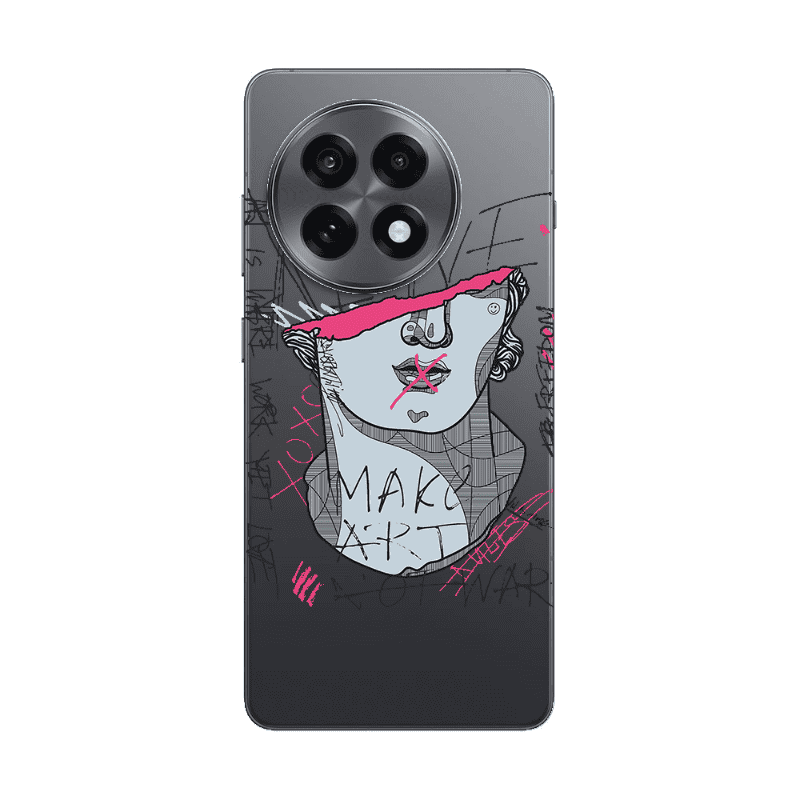 Oneplus 13 5G Make art Transparent Silicone TPU Θήκη
