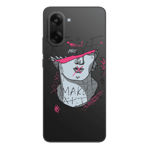 Oneplus Nord CE 5 Make art Transparent Silicone TPU Θήκη