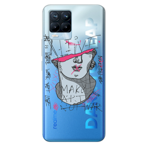 Realme 8 Pro Make art Transparent Silicone TPU Θήκη