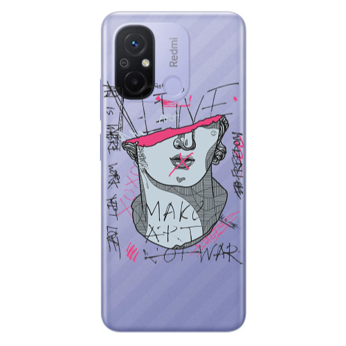 Xiaomi Redmi 12C Make art Transparent Silicone TPU Θήκη