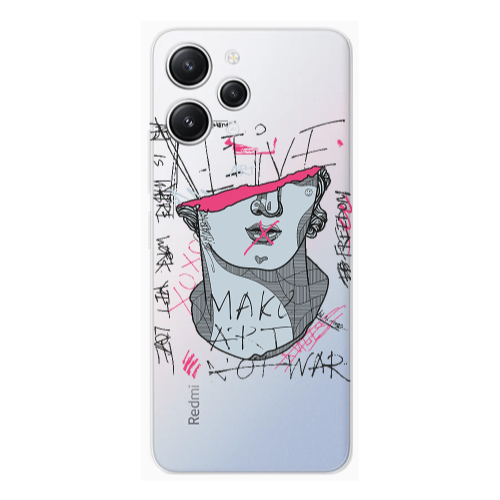 Xiaomi Redmi 12 Make art Transparent Silicone TPU Θήκη