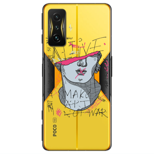 Xiaomi Poco F4 Gt Make art Transparent Silicone TPU Θήκη