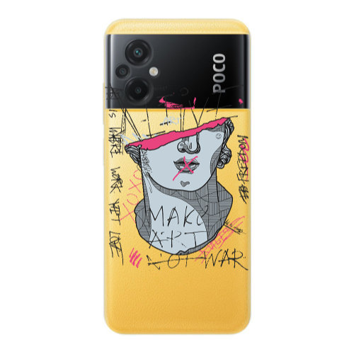 Xiaomi Poco M5 Make art Transparent Silicone TPU Θήκη