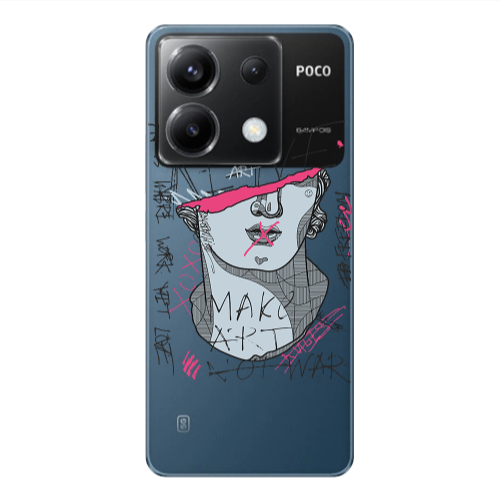 Xiaomi Poco X6 5G Make art Transparent Silicone TPU Θήκη