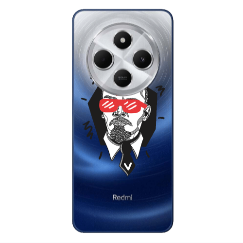 Xiaomi Redmi 14c Stars and glasses Transparent Silicone TPU Θήκη