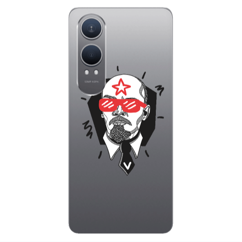 Oneplus Nord Ce 4 lite Stars and glasses Transparent Silicone TPU Θήκη