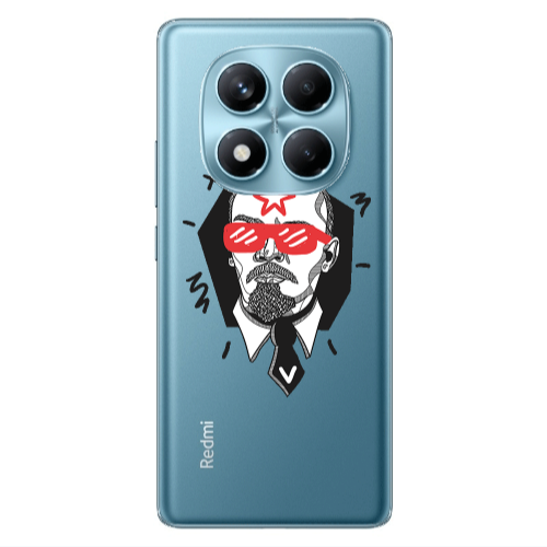 Xiaomi Redmi Note 14 Pro Stars and glasses Transparent Silicone TPU Θήκη