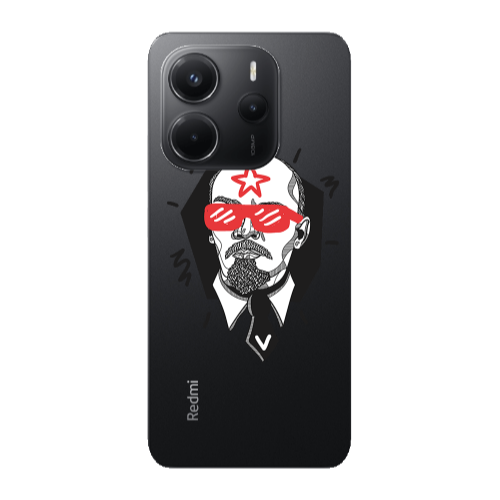 Xiaomi Redmi Note 14 Stars and glasses Transparent Silicone TPU Θήκη