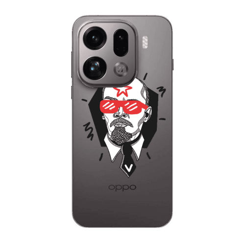 Oppo Find X9 Pro Stars and glasses Transparent Silicone TPU Θήκη
