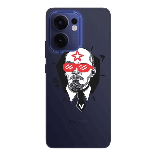 Oppo Reno13 FS Stars and glasses Transparent Silicone TPU Θήκη