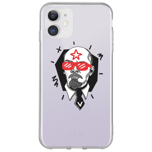 Apple iPhone 12 Stars and glasses Transparent Silicone TPU Θήκη