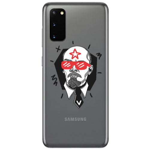 Samsung S20 Stars and glasses Transparent Silicone TPU Θήκη