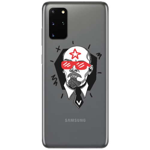 Samsung S20 Plus Stars and glasses Transparent Silicone TPU Θήκη