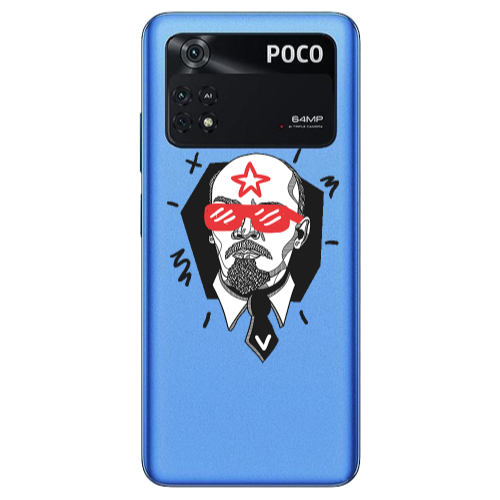 Xiaomi Poco M4 Pro 4G Stars and glasses Transparent Silicone TPU Θήκη