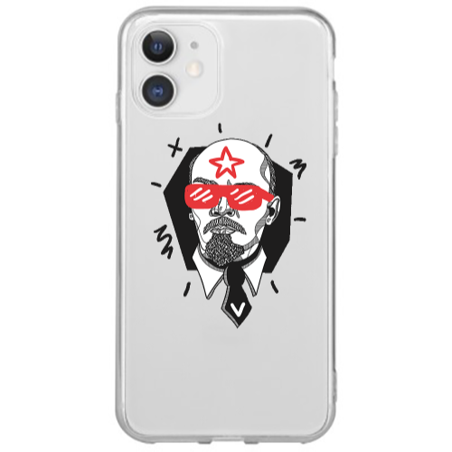 Apple iPhone 12 Mini Stars and glasses Transparent Silicone TPU Θήκη