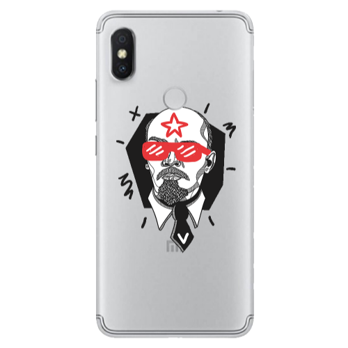 Xiaomi Redmi S2 Stars and glasses Transparent Silicone TPU Θήκη