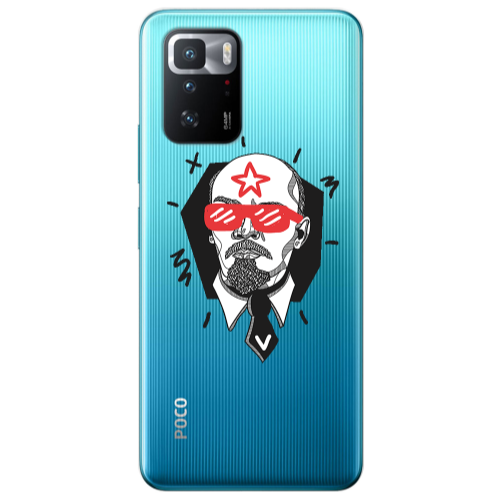 Xiaomi Poco X3 GT Stars and glasses Transparent Silicone TPU Θήκη