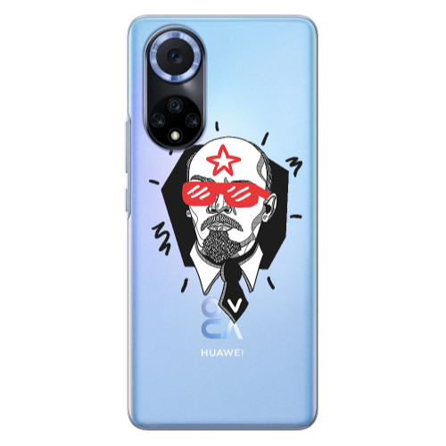 Huawei Nova 9 Stars and glasses Transparent Silicone TPU Θήκη
