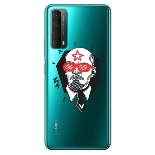 Huawei P Smart 2021 Stars and glasses Transparent Silicone TPU Θήκη