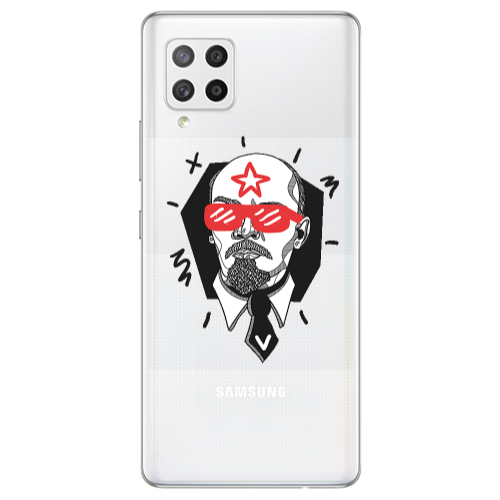 Samsung A42 5G Stars and glasses Transparent Silicone TPU Θήκη
