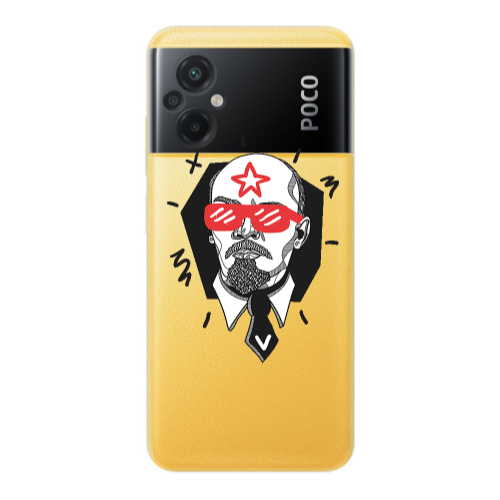 Xiaomi Poco M5 Stars and glasses Transparent Silicone TPU Θήκη